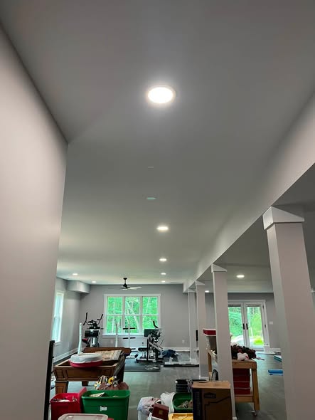 DainCo custom home recessed lighting installation